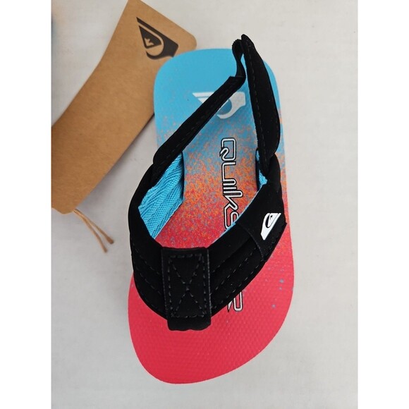 Quicksilver Kids Molokai Layback Flip Flops w/ Backstrap  (Toddler) Size 6 baby - Picture 5 of 7